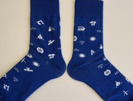Bavlněné ponožky FEL ZČU